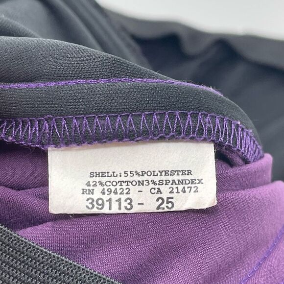 Vintage Gunne Sax Jessica McClintock Womens Mini Dress Bodycon Ruffle Purple 2 - Picture 9 of 10